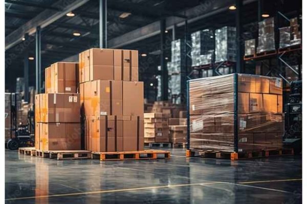 تخزين الاثاث بالرياض باستخدام منصات تحميل وصناديق مغلفة بعناية داخل مستودعات عرب موورز ہب الآمنة